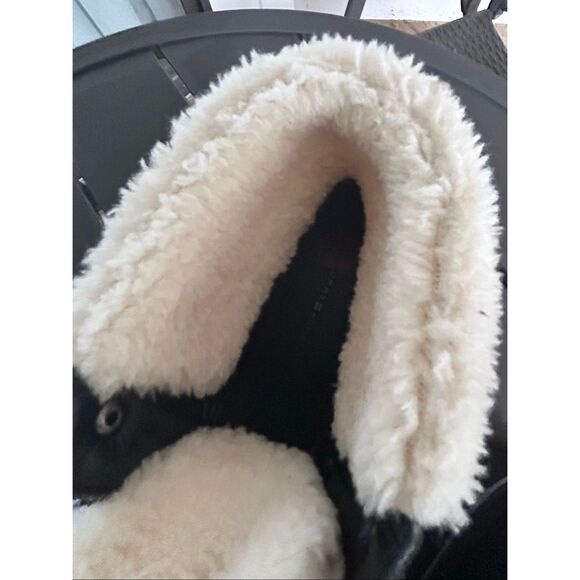 NWOB Tommy Hilfiger Ron 2 Faux Fur Lace Up Boots Black 10 M - Picture 14 of 15